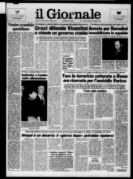 Il giornale : quotidiano del mattino